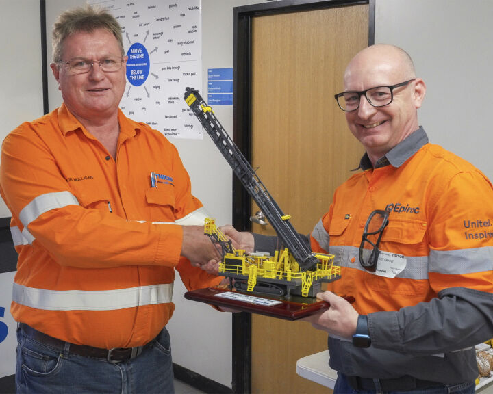 Thiess and Epiroc celebrate autonomous drilling milestone at Lake Vermont